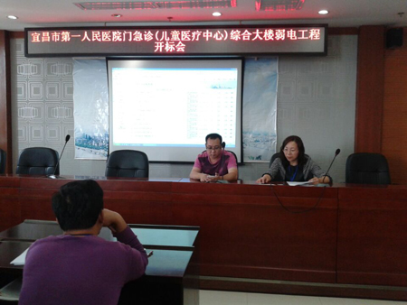 宜昌市第一人民医院门急诊（儿童医疗中心）综合大楼弱电工程开标会